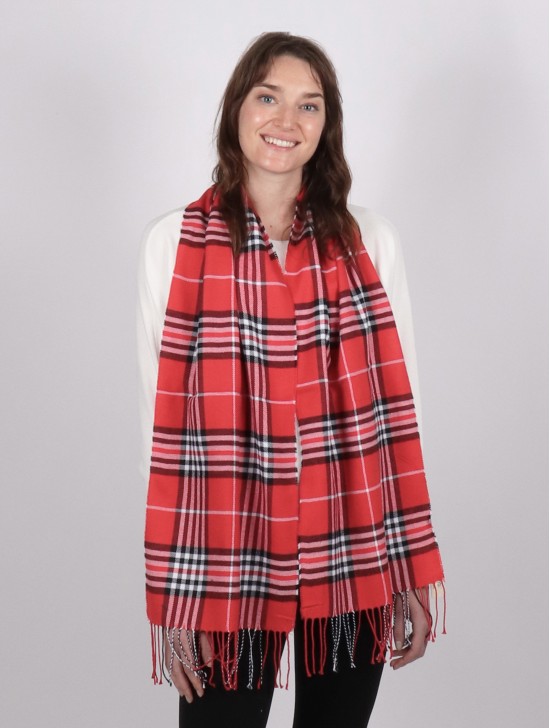 Fashion Plaid Premium Scarf
